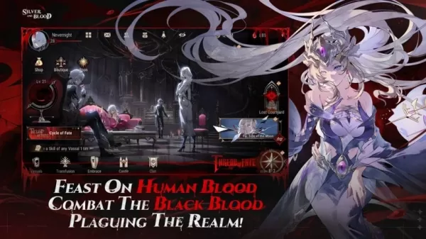 Silver and Blood: Requiem Character Designs Showcase Gothic Elegance