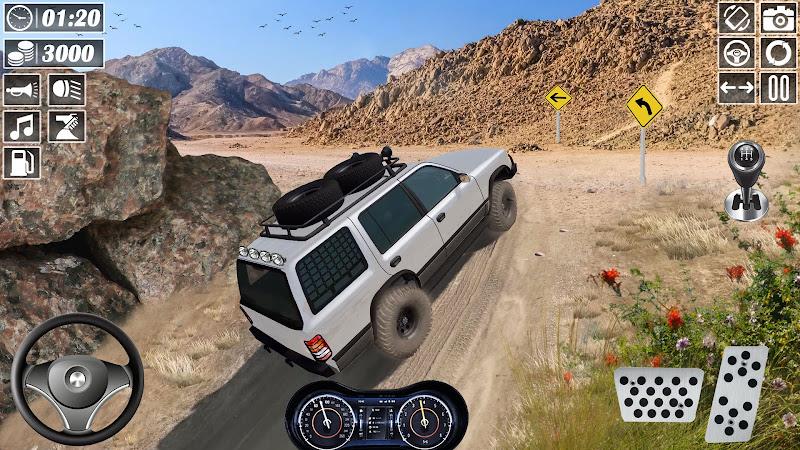 Offroad Jeep Simulator Game Tangkapan skrin 1