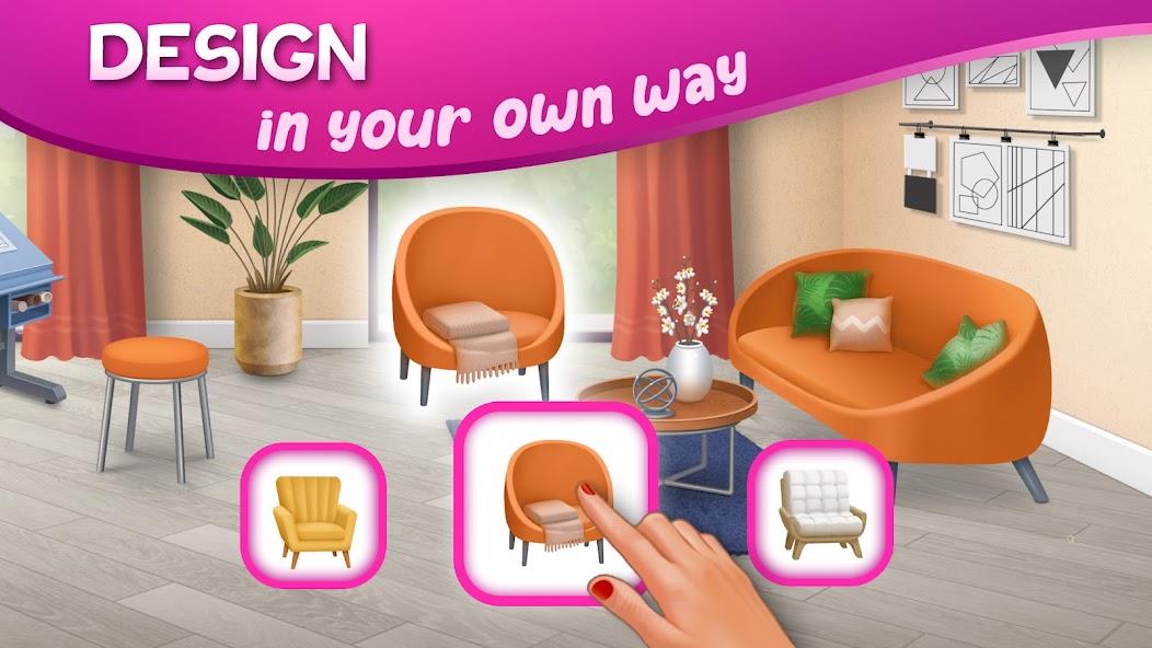 DesignVille: Merge & Story Mod スクリーンショット 3