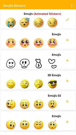 Emoji Stickers WASticker ဖန်သားပြင်ဓာတ်ပုံ 2