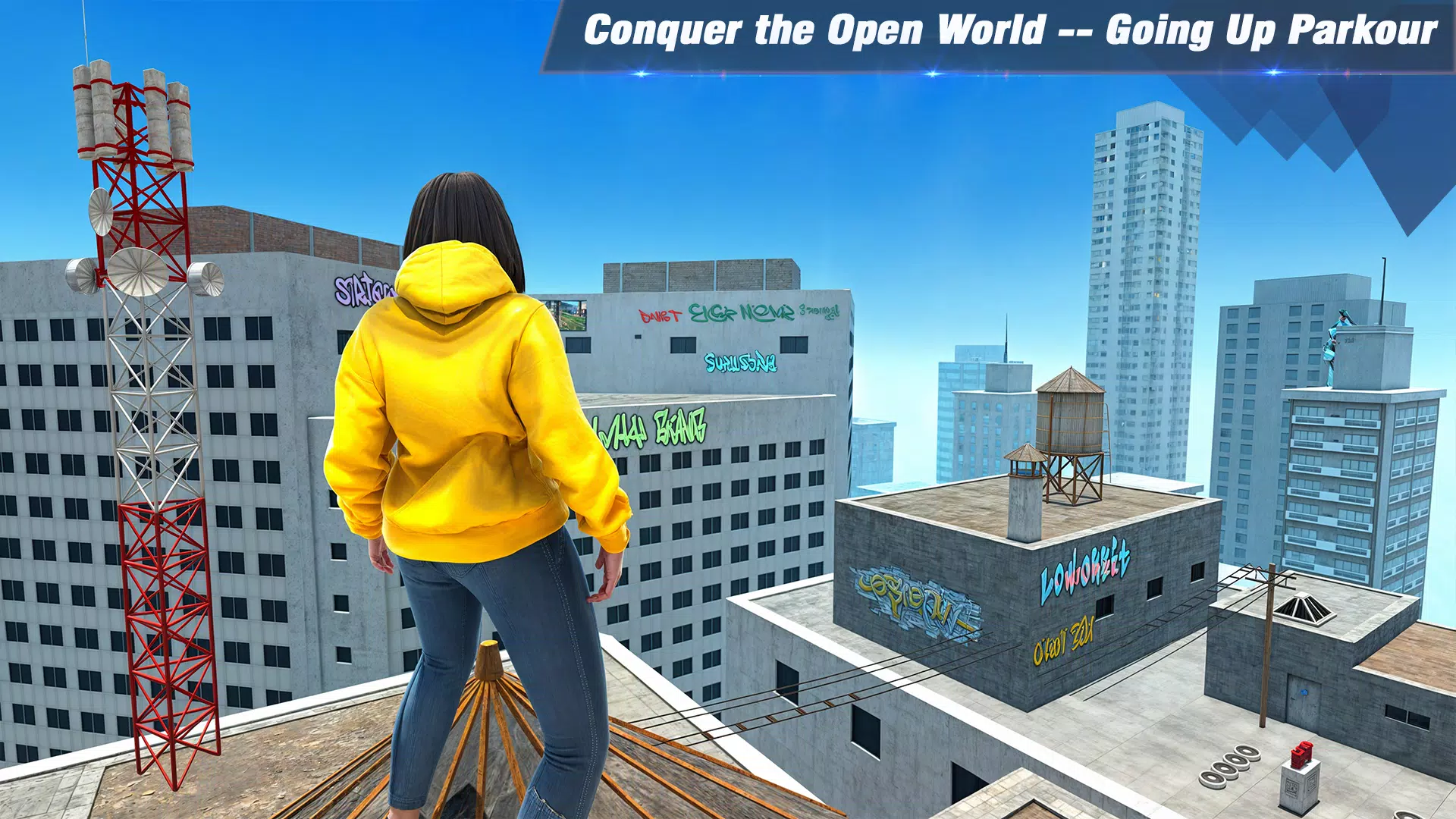 Going Up Parkour Only Rooftop Captura de tela 3