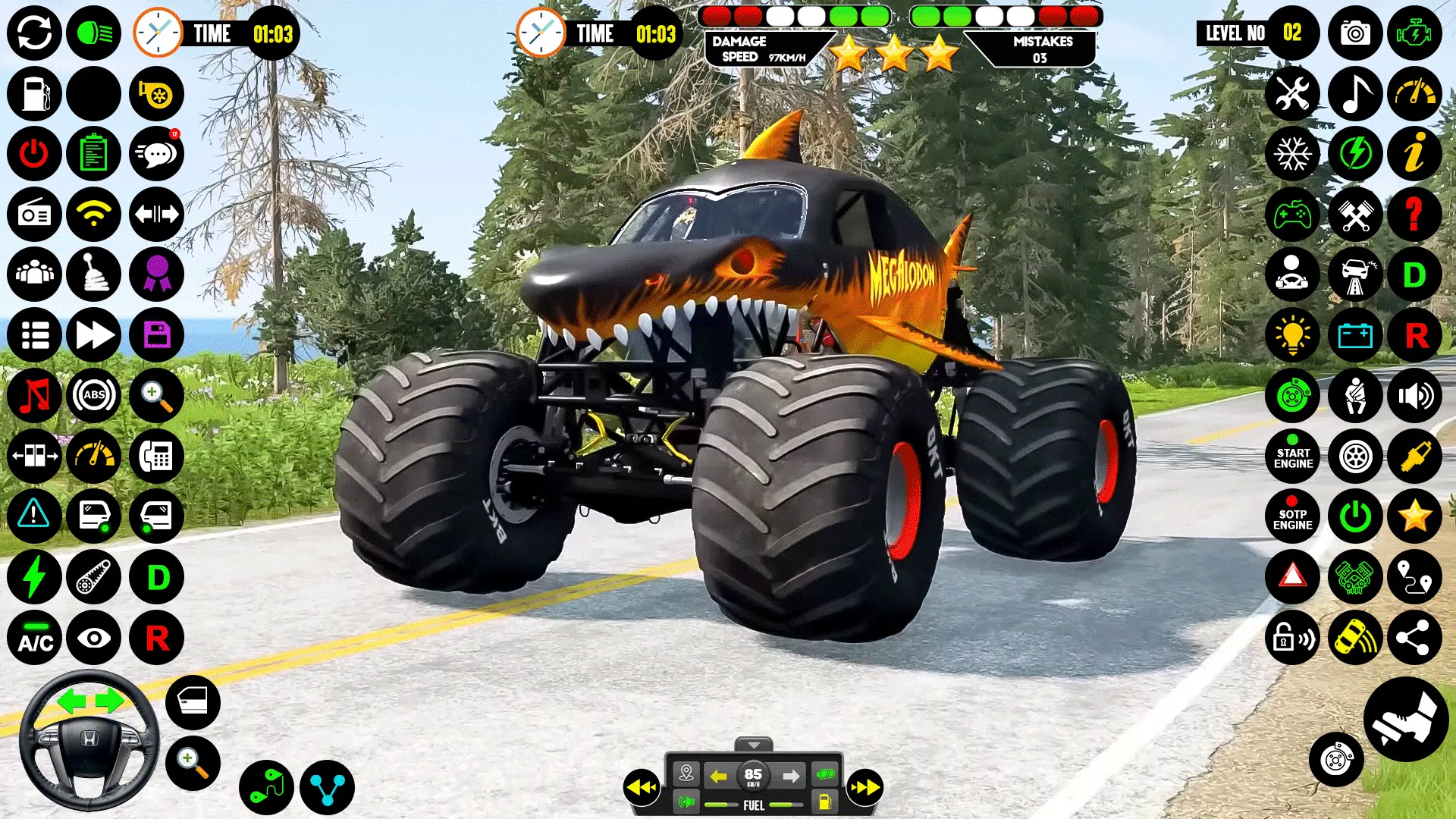 Monster Truck Racing: Truck 3D應用截圖第1張