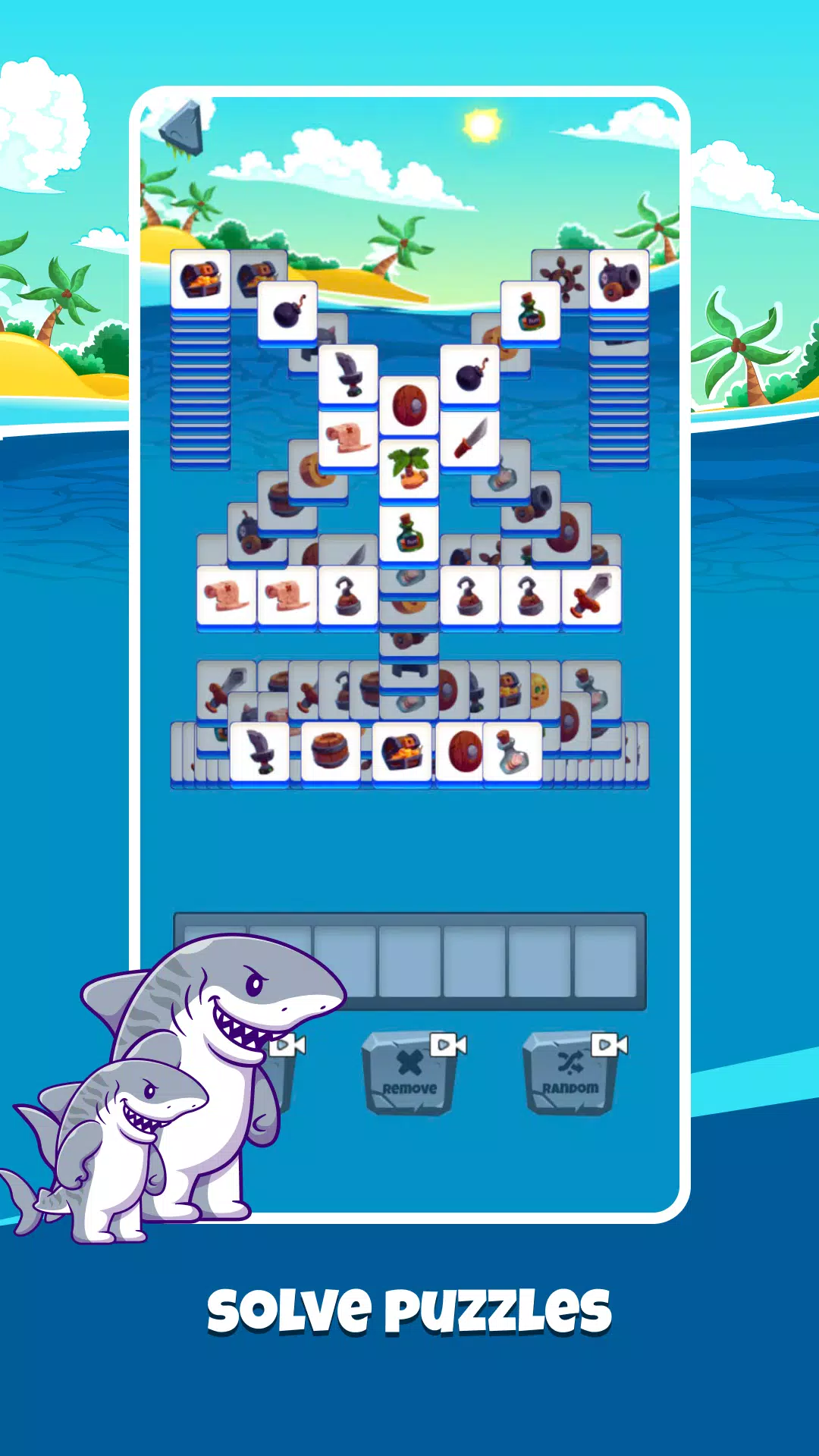 Shark Attack:Match Puzzle Game スクリーンショット 2