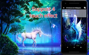 Unicorn Live Wallpapers Tangkapan skrin 4