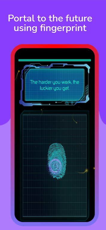 Real Fingerprint Fortune Test Captura de pantalla 2