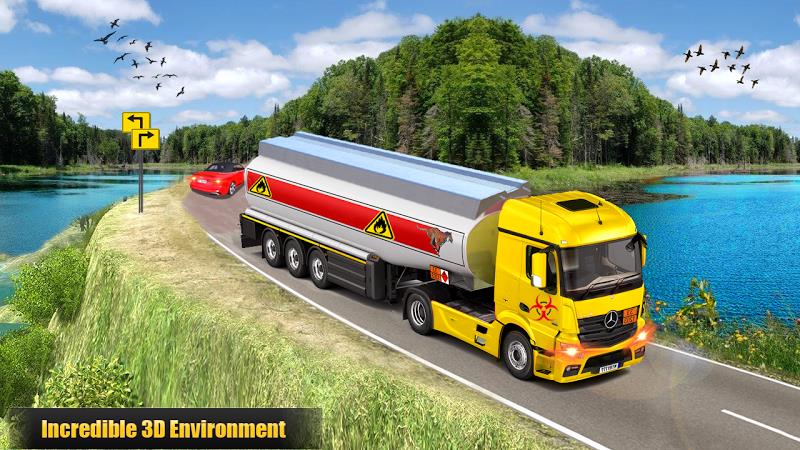 Truck Sim :Modern Tanker Truck স্ক্রিনশট 1