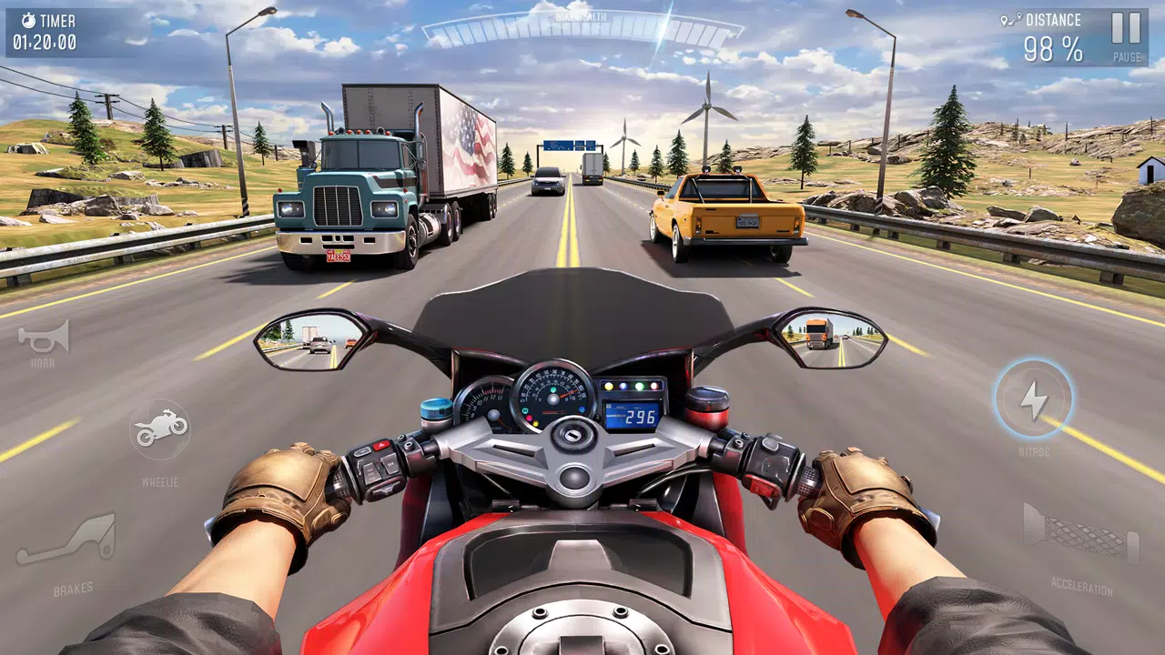 Rider 3D Bike Racing Games Capture d'écran 1