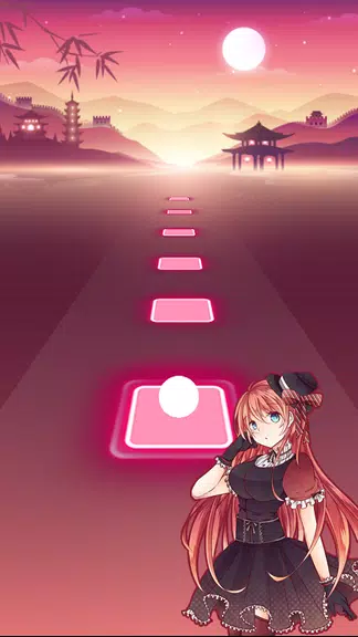 Anime Tiles Hop - Piano Music Capture d'écran 3