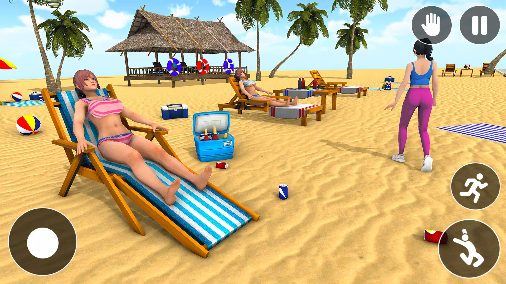 Grand Beach Club Simulator 3D Captura de tela 1