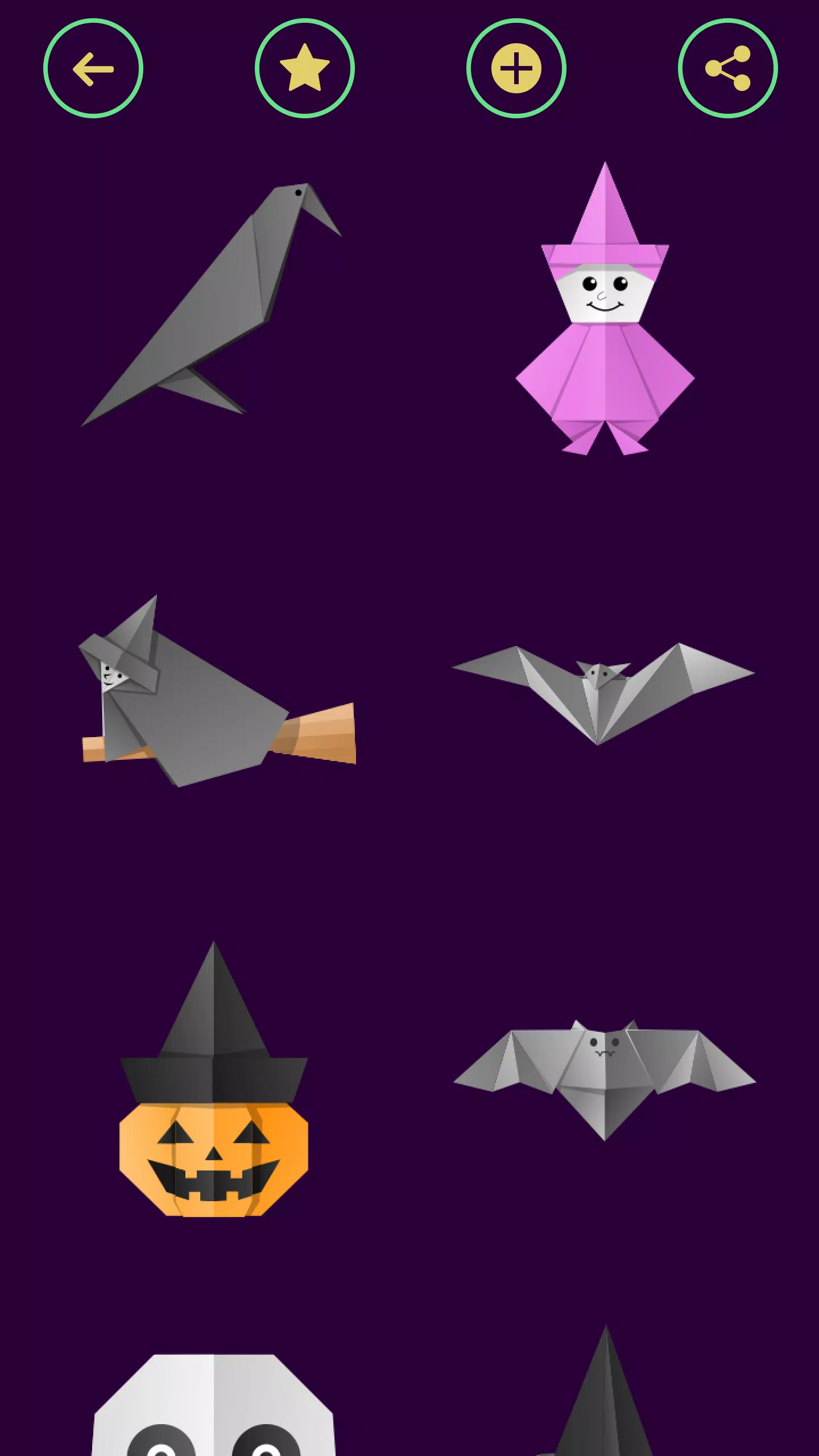 Origami Halloween スクリーンショット 3