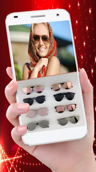 Stylish Sun Glasses Photo Edit 스크린샷 1