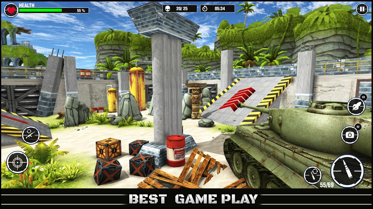 World War Army: Tank War Games應用截圖第2張