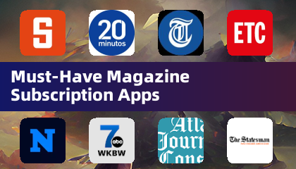 Applications d'abonnement à des magazines incontournables