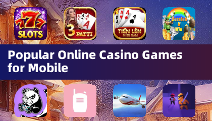 Juegos de casino en línea populares para móviles