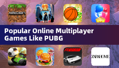 Juegos en línea multijugador populares como PUBG