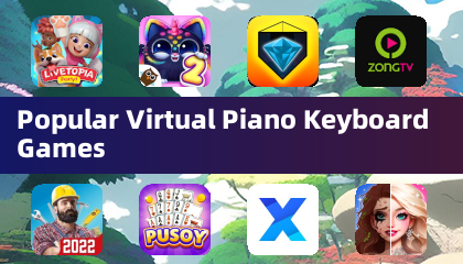 Juegos populares de teclado de piano virtual