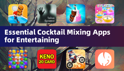 Aplicaciones esenciales de mezcla de cócteles para entretenimiento