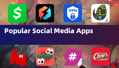 Aplicaciones de redes sociales populares