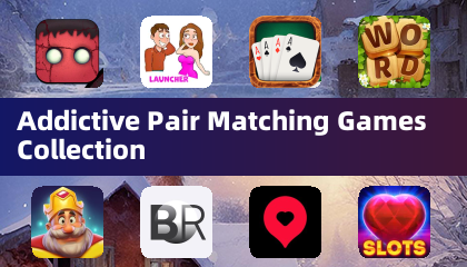 Colección de juegos adictivos de emparejamiento de pares